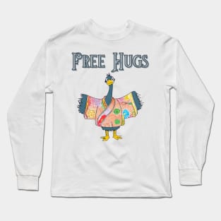 Free hugs emu Long Sleeve T-Shirt